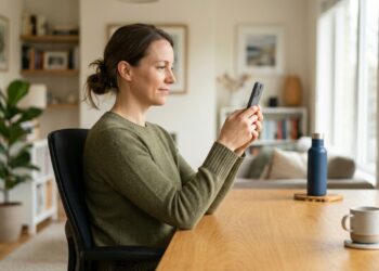 Postura em foco: como passar horas curvado no celular afeta você