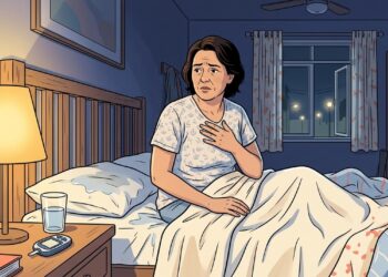 Acordar com palpitações e suor frio sem motivo aparente com frequência pode ser um dos primeiros sinais de queda da glicemia noturna