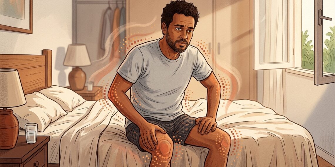 Acordar com rigidez muscular e dores difusas pelo corpo com frequência pode ser um dos primeiros sinais de inflamação crônica de baixo grau