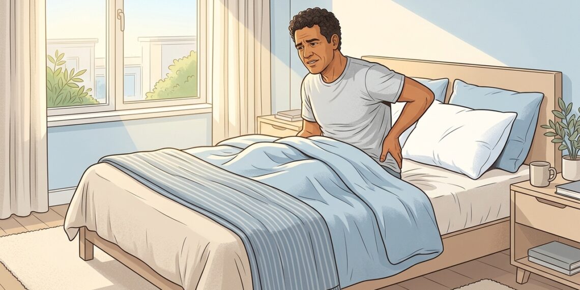 O que causa dor nas costas após dormir? Veja como melhorar
