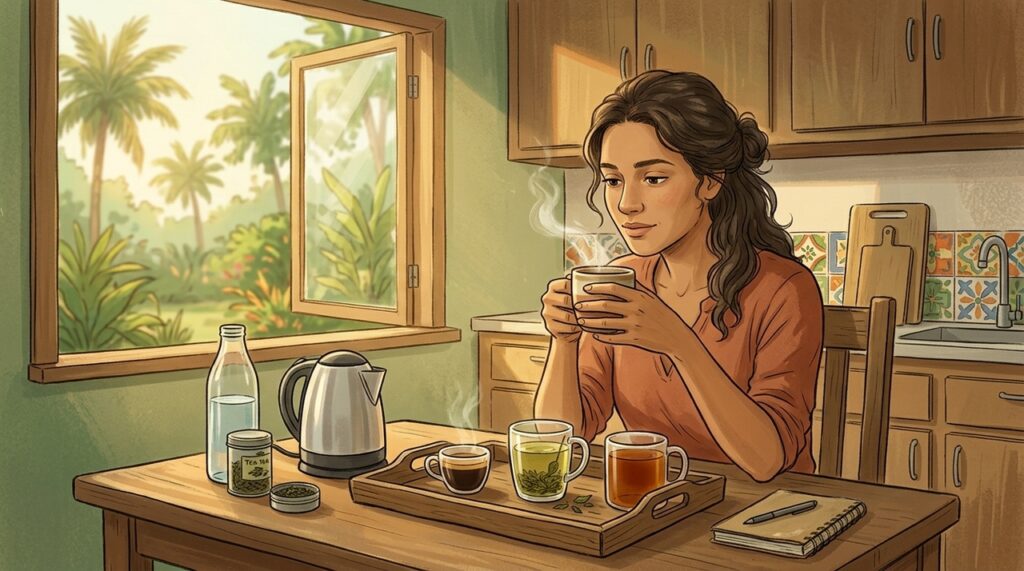 Café, chá verde ou chá preto: qual é a opção mais saudável para o dia?