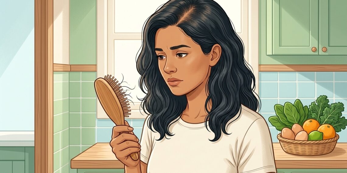 A queda de cabelo constante não se deve apenas ao estresse, mas também à deficiência de ferro e à má alimentação