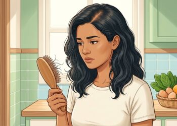 A queda de cabelo constante não se deve apenas ao estresse, mas também à deficiência de ferro e à má alimentação