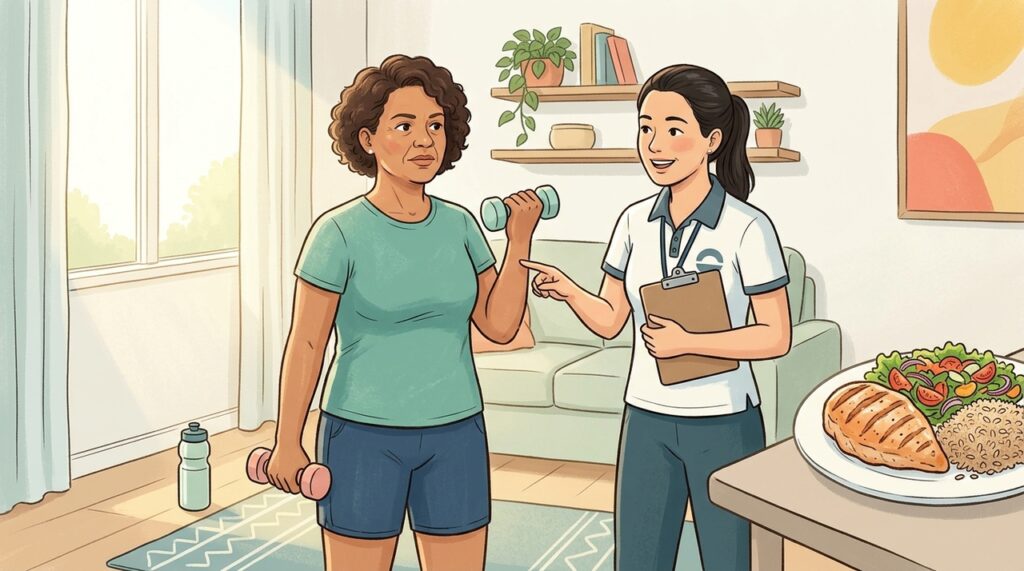 O ganho de peso na meia-idade não se deve ao metabolismo lento, mas sim à perda de massa muscular ao longo dos anos