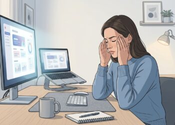 Como aliviar os olhos cansados após muitas horas de tela