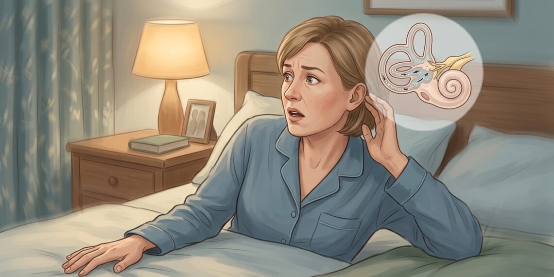Tontura ao virar na cama: quando o problema pode estar nos cristais do ouvido, não na pressão