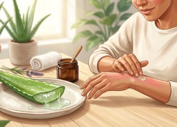 Planta medicinal que cuida da pele, alivia queimaduras leves, hidrata e auxilia na cicatrização
