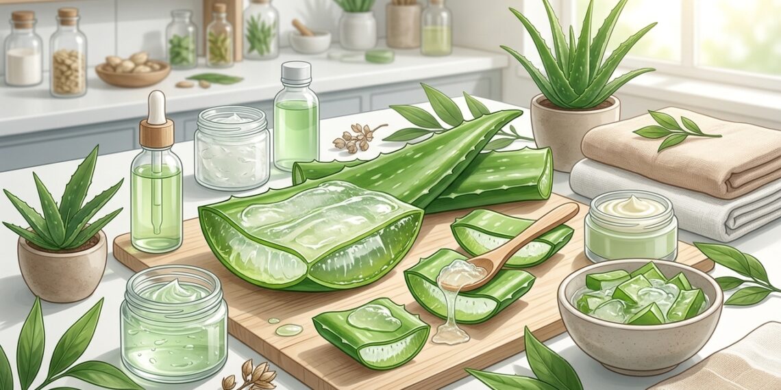 Planta medicinal que cuida da pele, alivia queimaduras, hidrata e ajuda na cicatrização