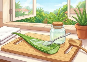 Planta medicinal que cuida da pele, alivia queimaduras leves, hidrata e ajuda na cicatrização