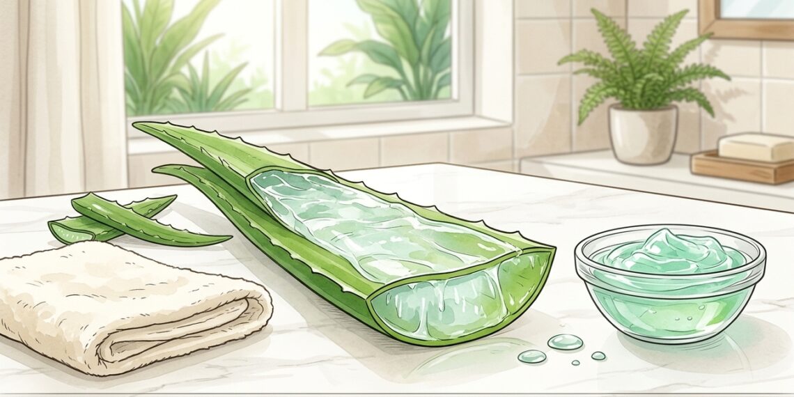 Aloe vera (babosa): como utilizá-la para ajudar a acalmar a pele irritada e o couro cabeludo