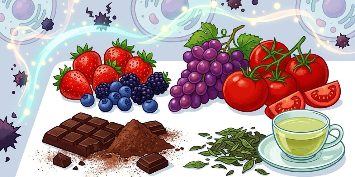 Os 5 melhores alimentos antioxidantes para proteger as células do corpo