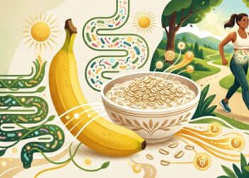 A banana com aveia é uma dupla nutritiva que ajuda na energia e no intestino
