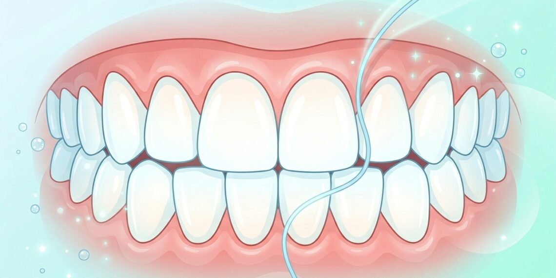 A escovação dos dentes deve durar pelo menos 2 minutos, e depois disso deve-se usar o fio dental com cuidado