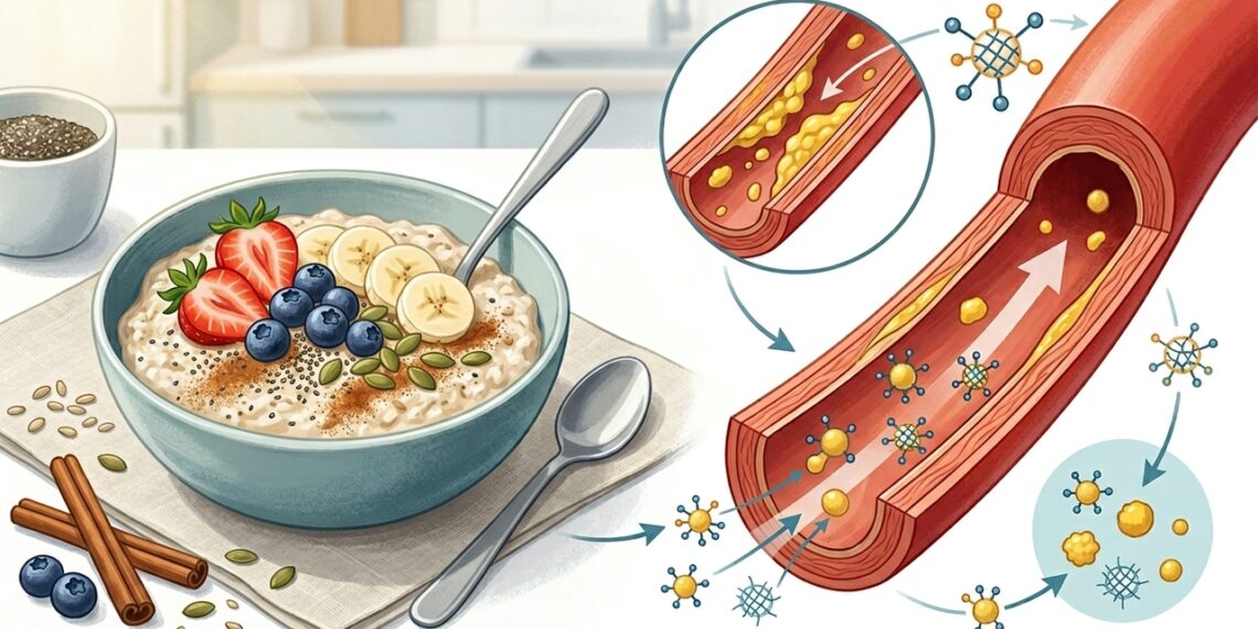 O hábito matinal associado a melhores níveis de colesterol segundo décadas de pesquisa nutricional