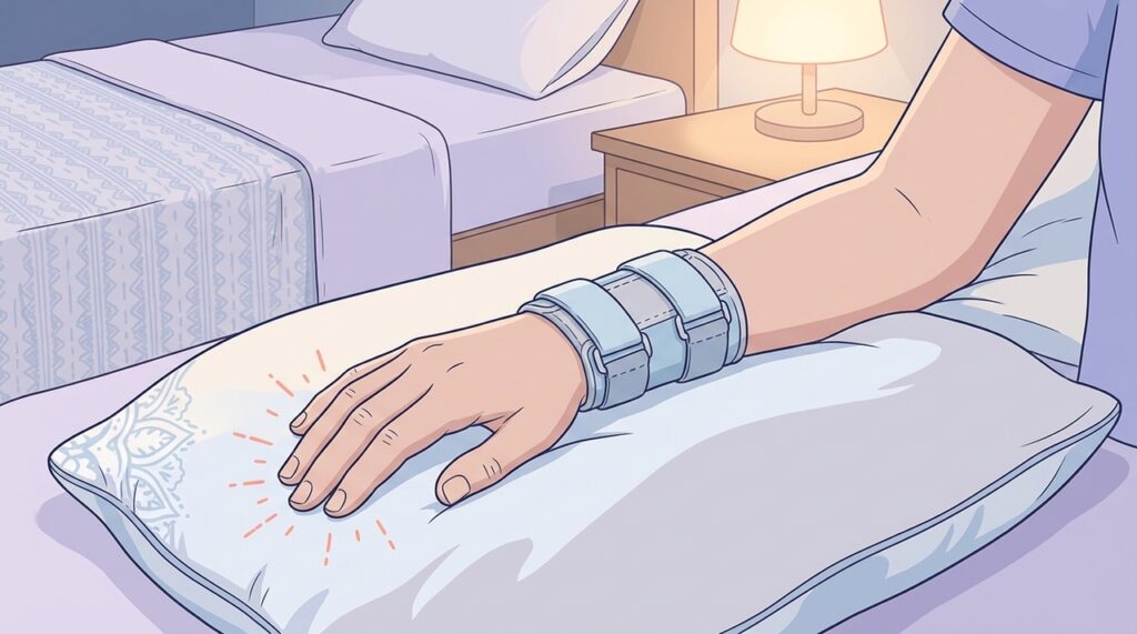 O que causa dormência nas mãos durante a noite?