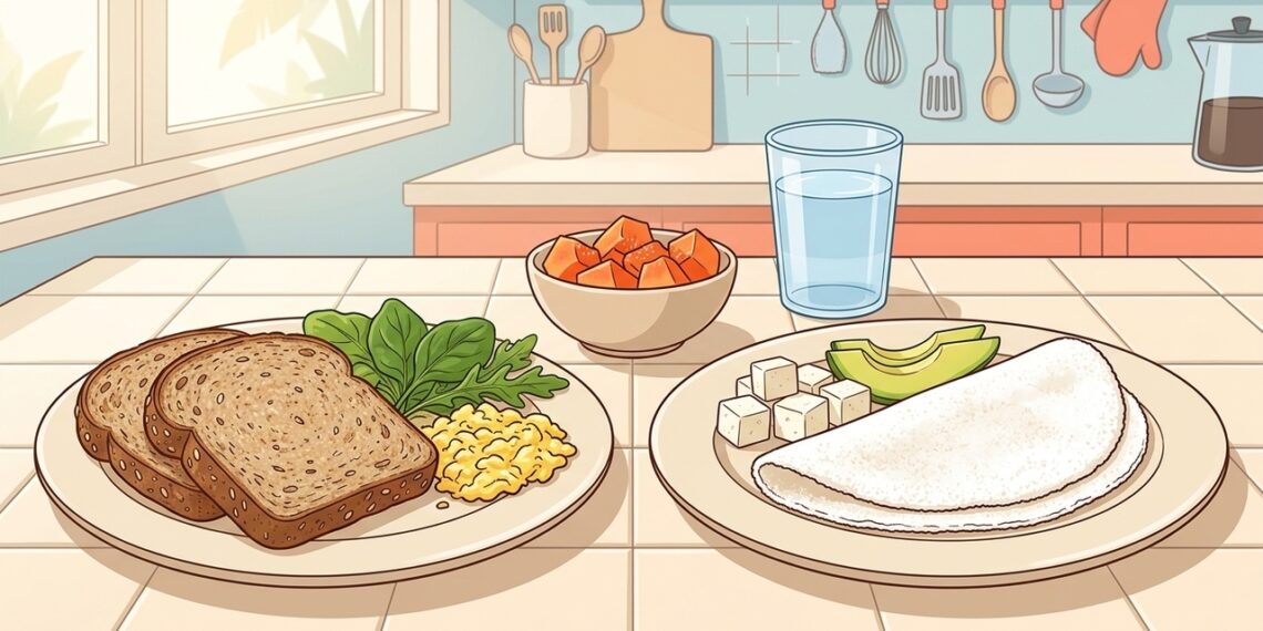 Pão integral ou tapioca: qual é a melhor opção para controlar a fome, as fibras e a energia ao longo do dia?