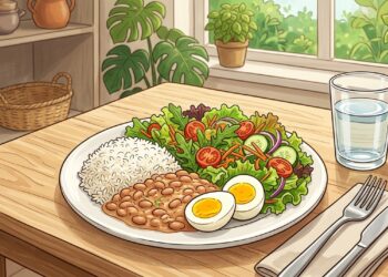 Arroz, feijão e ovo no prato diário podem entregar proteína de qualidade sem depender de carne vermelha