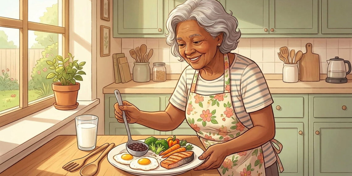 Quanta proteína por dia é realmente suficiente depois dos 60 anos?
