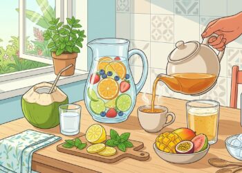 Substitua os refrigerantes por 4 bebidas naturais que ajudam a melhorar a hidratação e a reduzir o consumo de açúcar