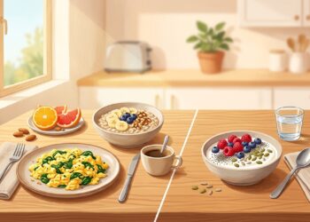 Café da manhã reforçado ou leve: qual é a melhor opção para o metabolismo e a saciedade