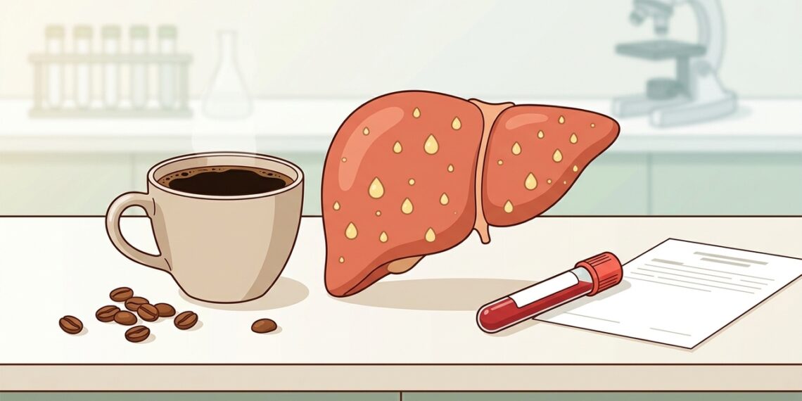Café e fígado gorduroso: o estudo recente que freia promessas fáceis sobre enzimas hepáticas