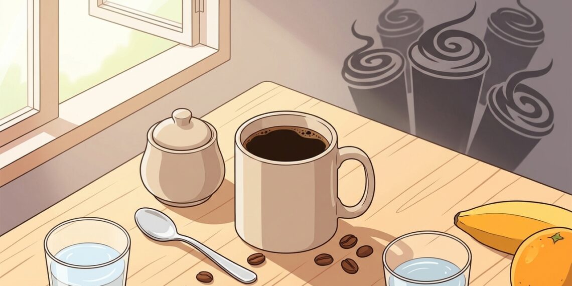 Café puro ou com açúcar: o impacto que mais importa para glicemia e saúde metabólica