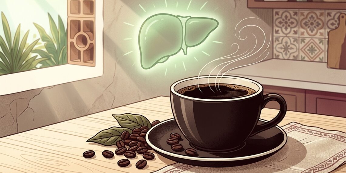 Café preto não age apenas pela cafeína: o papel pouco falado dos polifenóis na saúde do fígado