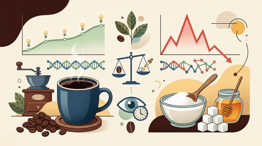 Café com ou sem açúcar: qual é a melhor opção para a saúde e a energia