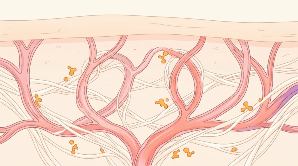 Por que o aparecimento frequente de hematomas pode indicar uma deficiência de vitamina C