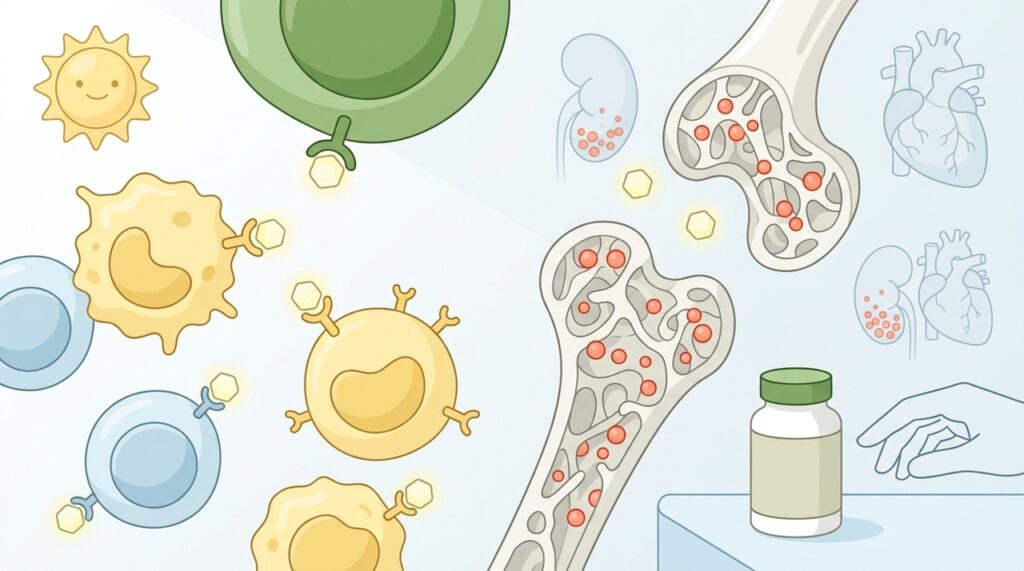 Vitamina D para a imunidade: o que a ciência realmente sabe antes de transformar o suplemento em rotina
