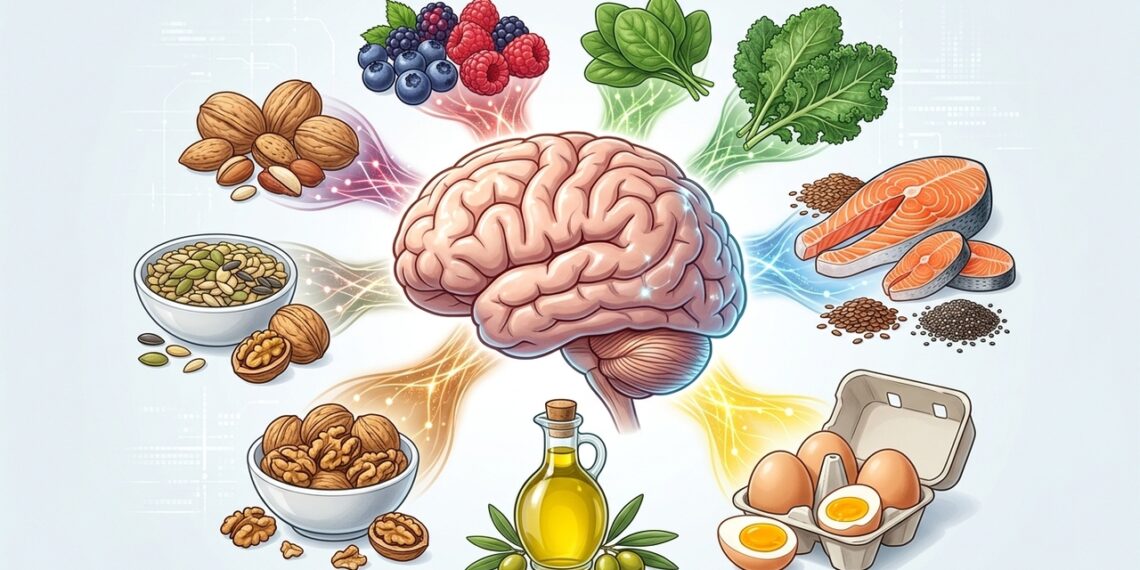 Nutrientes que ajudam a memória e o cérebro e onde encontrá-los nos alimentos comuns