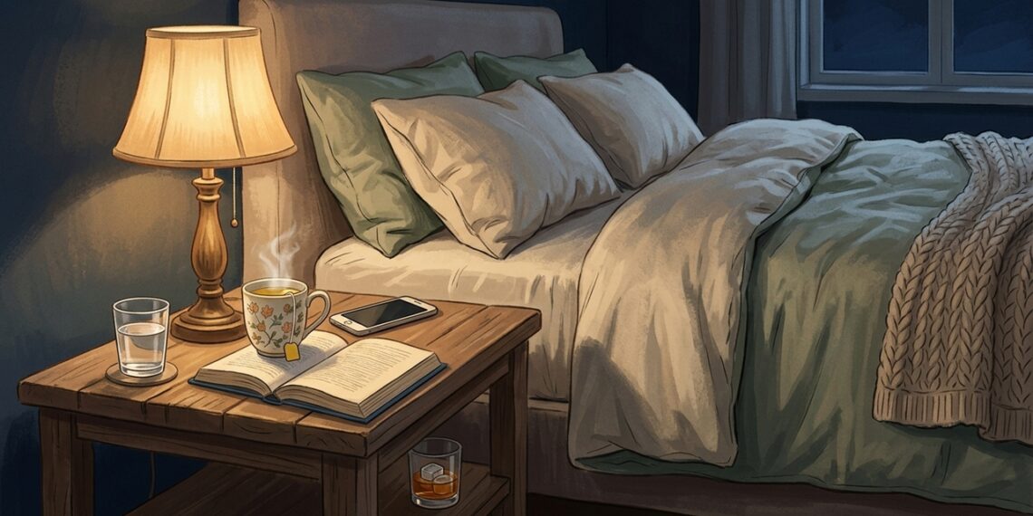 Para um sono mais tranquilo, não se deve consumir álcool perto da hora de dormir