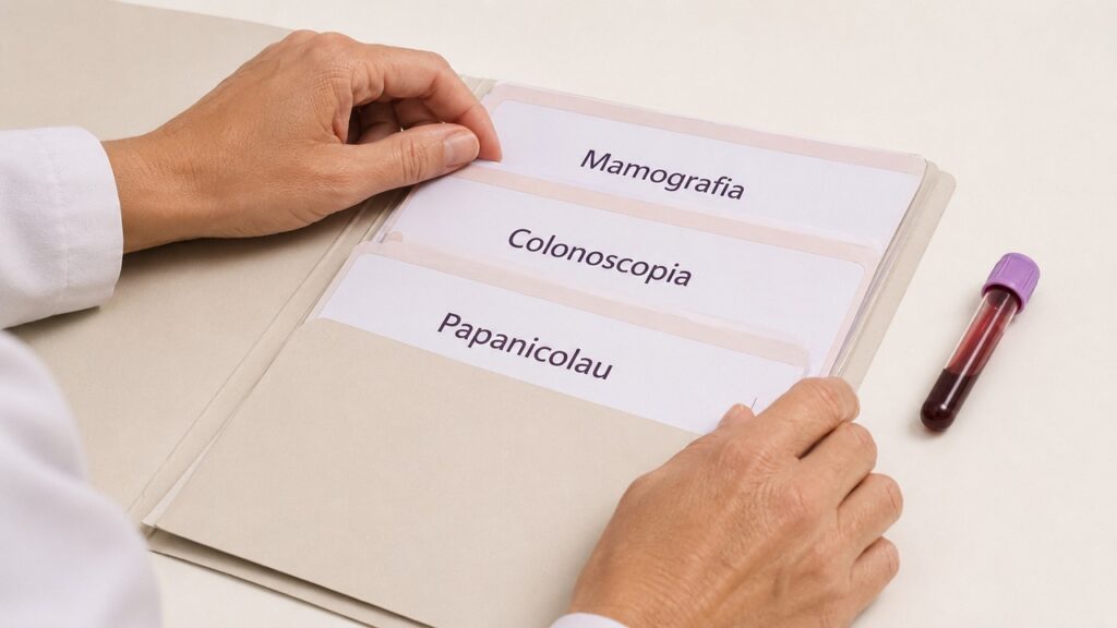 Mesmo com novos testes, os rastreios já recomendados continuam essenciais no cuidado preventivo.