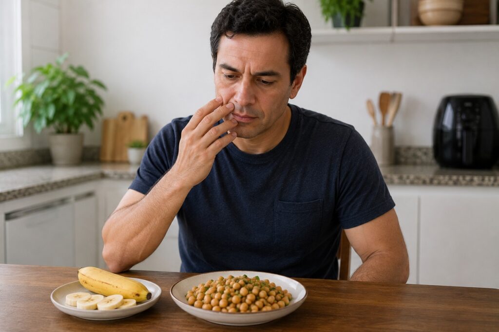 Observar alimentação e sintomas persistentes ajuda a diferenciar ressecamento de possível deficiência nutricional.