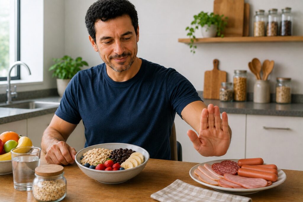 Trocas alimentares com mais fibras e menos gordura saturada ajudam no controle do LDL.