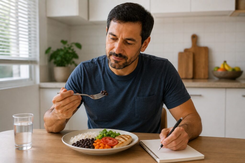 A reintrodução planejada ajuda a identificar quais alimentos realmente pioram os sintomas.