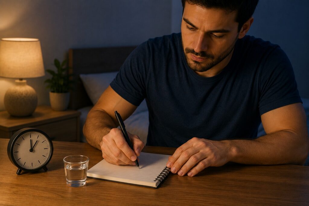 Registrar os despertares noturnos ajuda a diferenciar excesso de líquidos, causas urinárias e sinais de apneia.