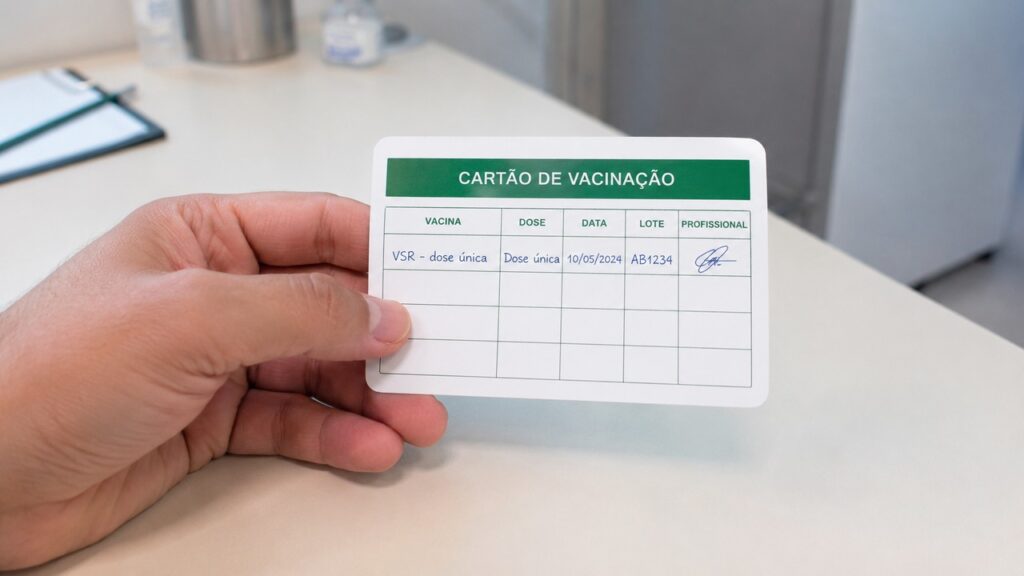 Registrar a dose da vacina VSR evita confusão com vacinas que precisam ser repetidas todos os anos.