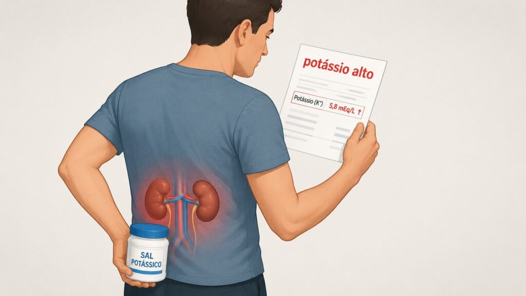 Quem tem risco de potássio alto deve evitar trocar o sal sem avaliação profissional.