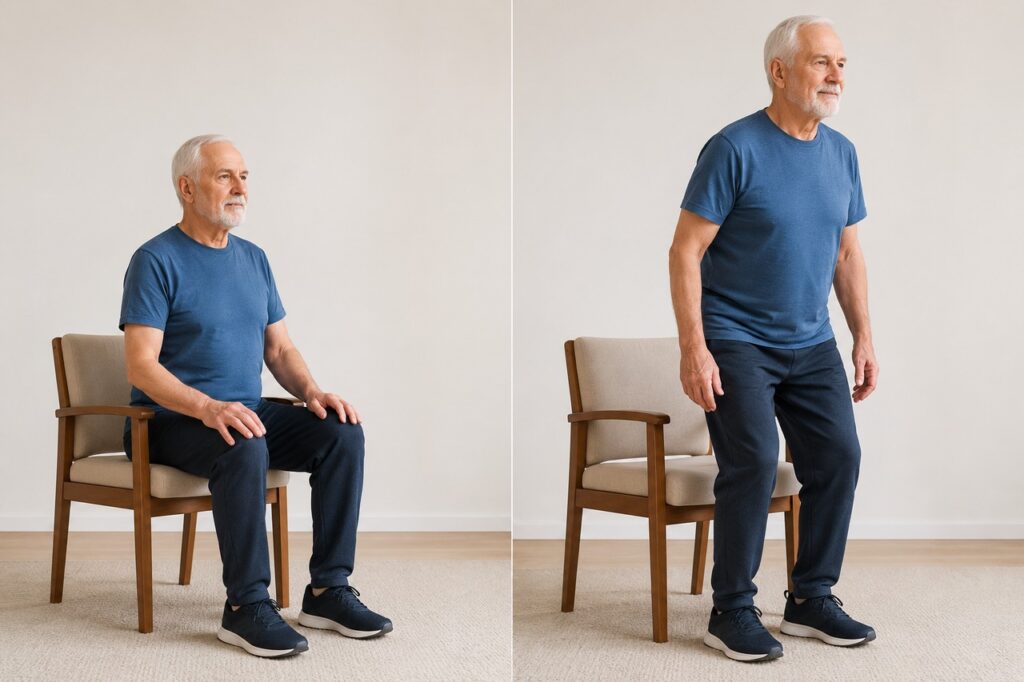 Exercícios simples de força ajudam em movimentos essenciais do dia a dia.