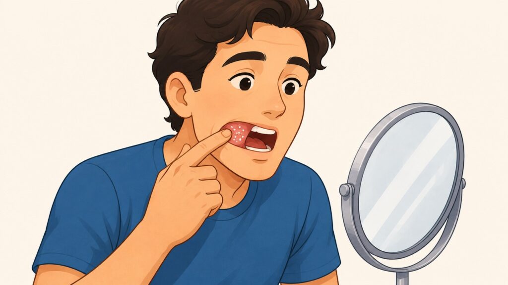 As manchas de Koplik podem servir como pista inicial, mas precisam de avaliação profissional.