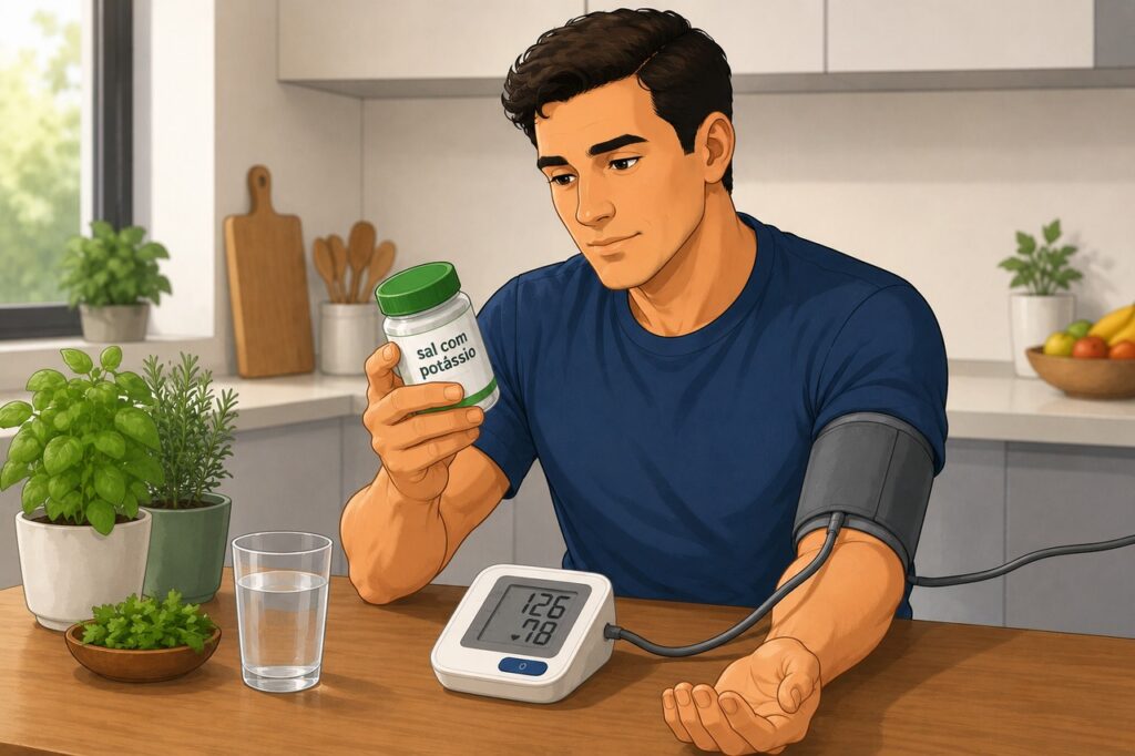 Sal Light com Potássio: Novo Alerta da OMS para Controlar a Pressão sem Perder Sabor