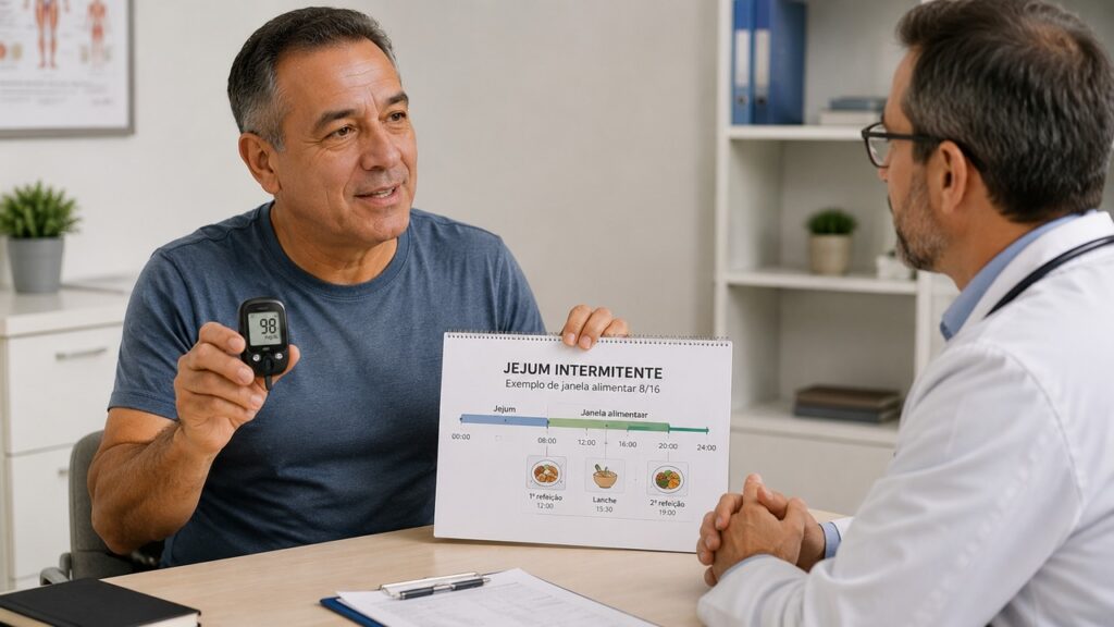 Quem usa remédios para diabetes deve avaliar riscos antes de mudar os horários das refeições.