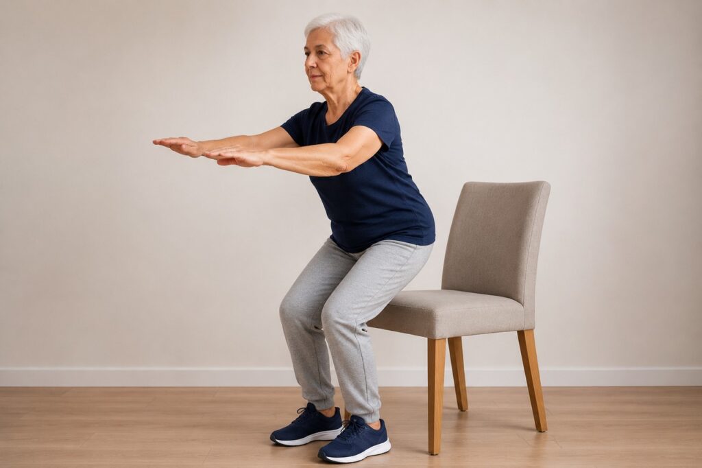 Treinos simples de força podem melhorar movimentos essenciais da rotina.