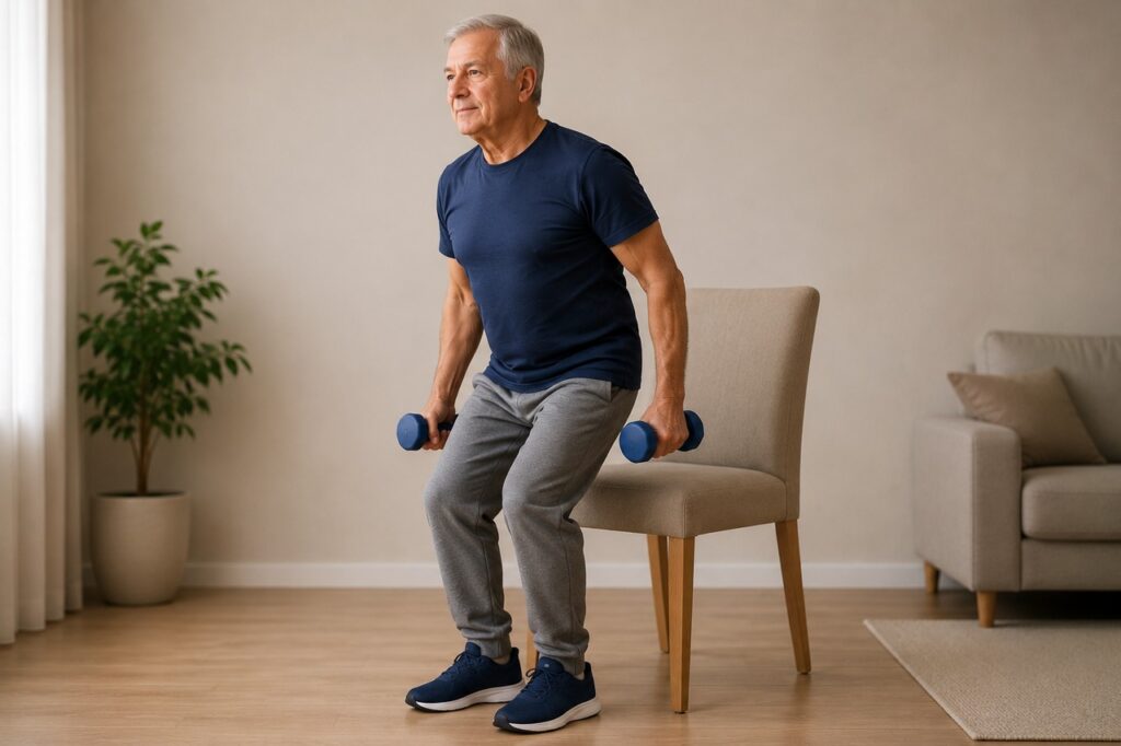 O treino de força é o estímulo essencial para preservar músculos e autonomia.