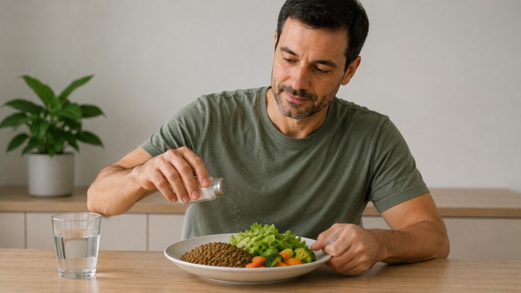 Trocar excesso de sal por alimentos naturais ajuda a tornar a refeição mais protetora.