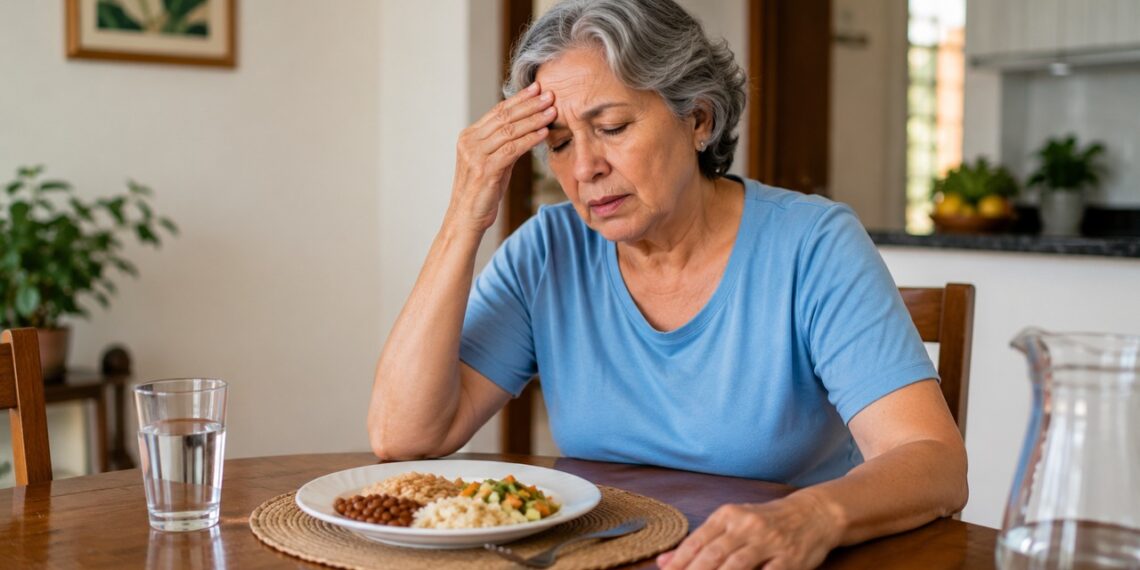 A tontura após comer pode ser um sinal de queda de pressão e merece atenção quando se repete.