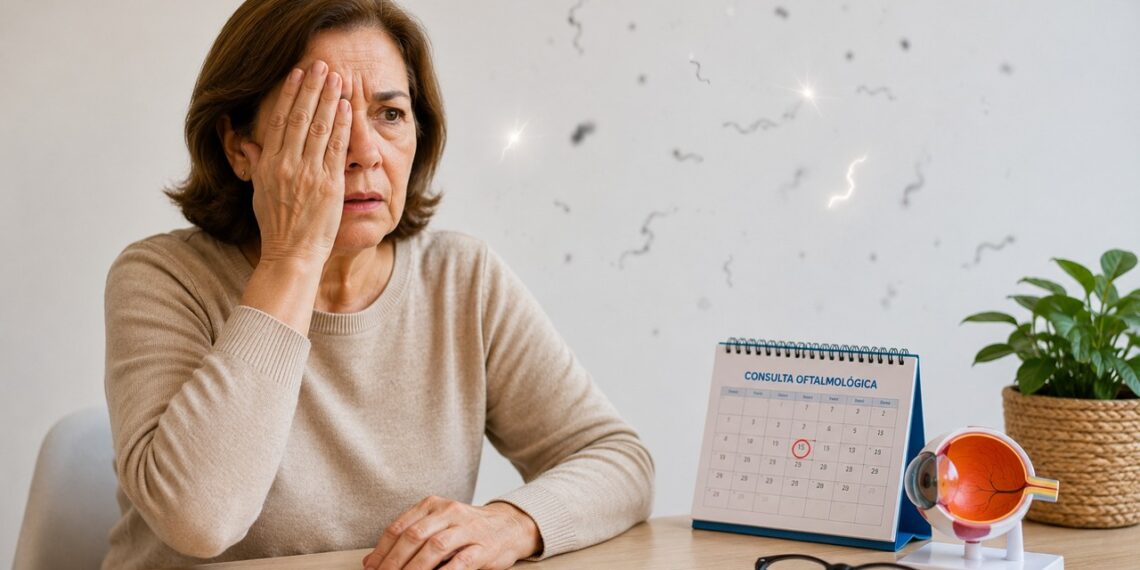 Moscas volantes repentinas com flashes podem indicar um alerta para a retina.