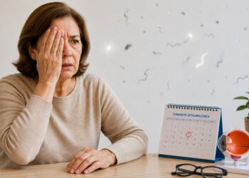 Moscas volantes repentinas com flashes podem indicar um alerta para a retina.