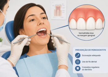 Avaliar a gengiva ajuda a identificar inflamações antes que afetem a sustentação dos dentes.